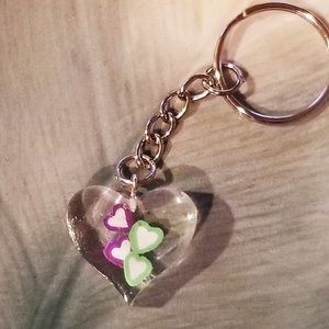 Heart shaped keychain